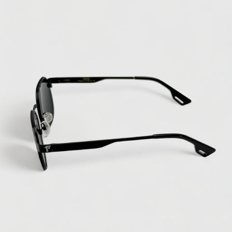 Freeport Black - Steel sunglasses