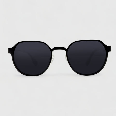 Freeport Black - Steel sunglasses