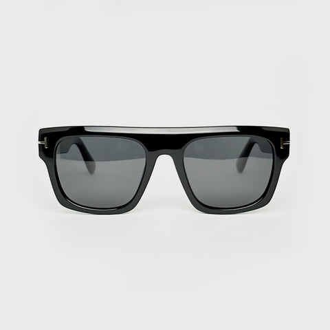 Stereo Acetate Black Sunglasses (1311)
