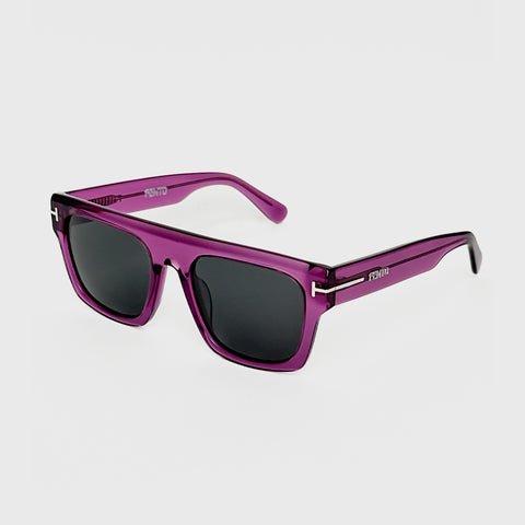 Stereo Acetate Purple Sunglasses (1311)