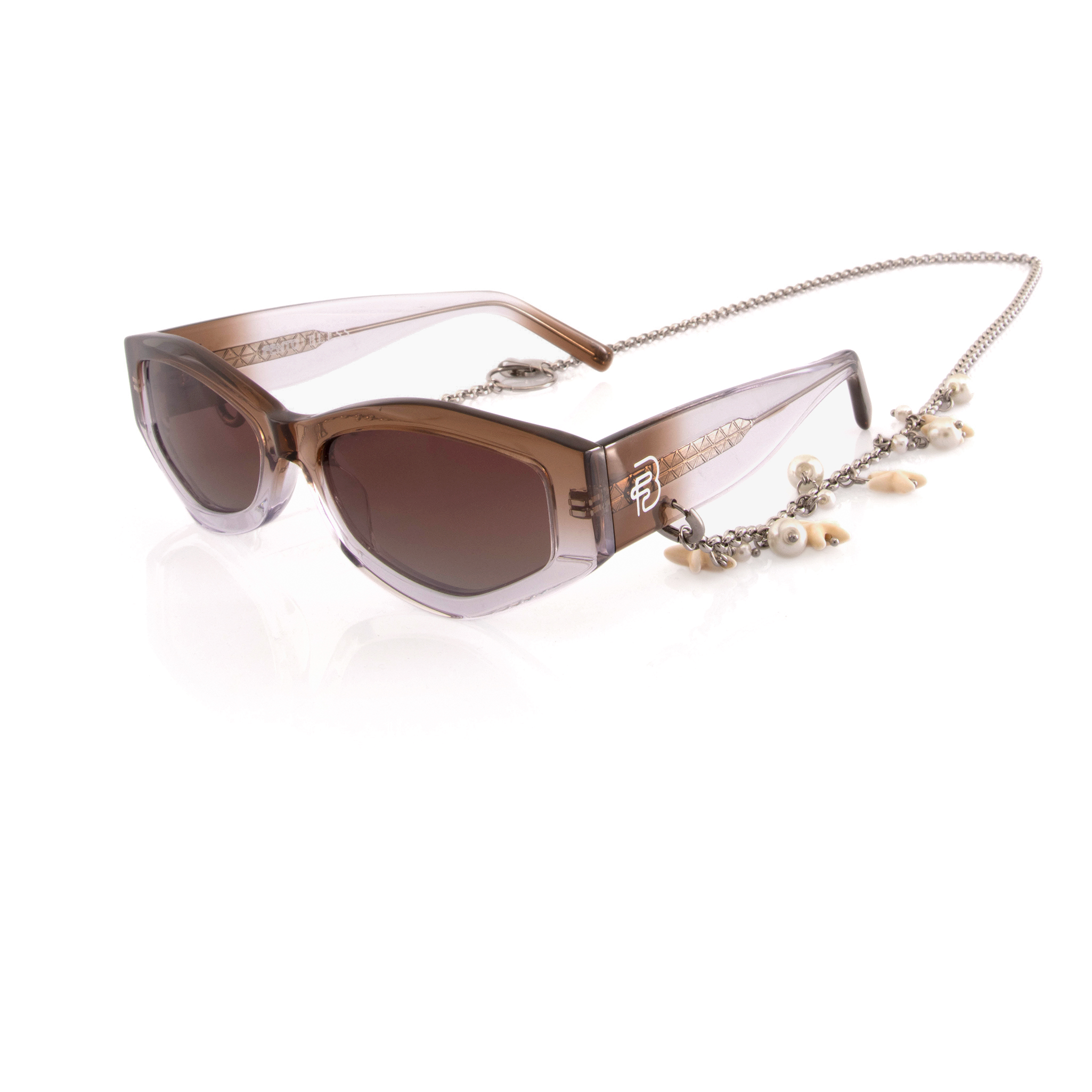 Arena Brown Gradient Sunglasses - Fento x Bless