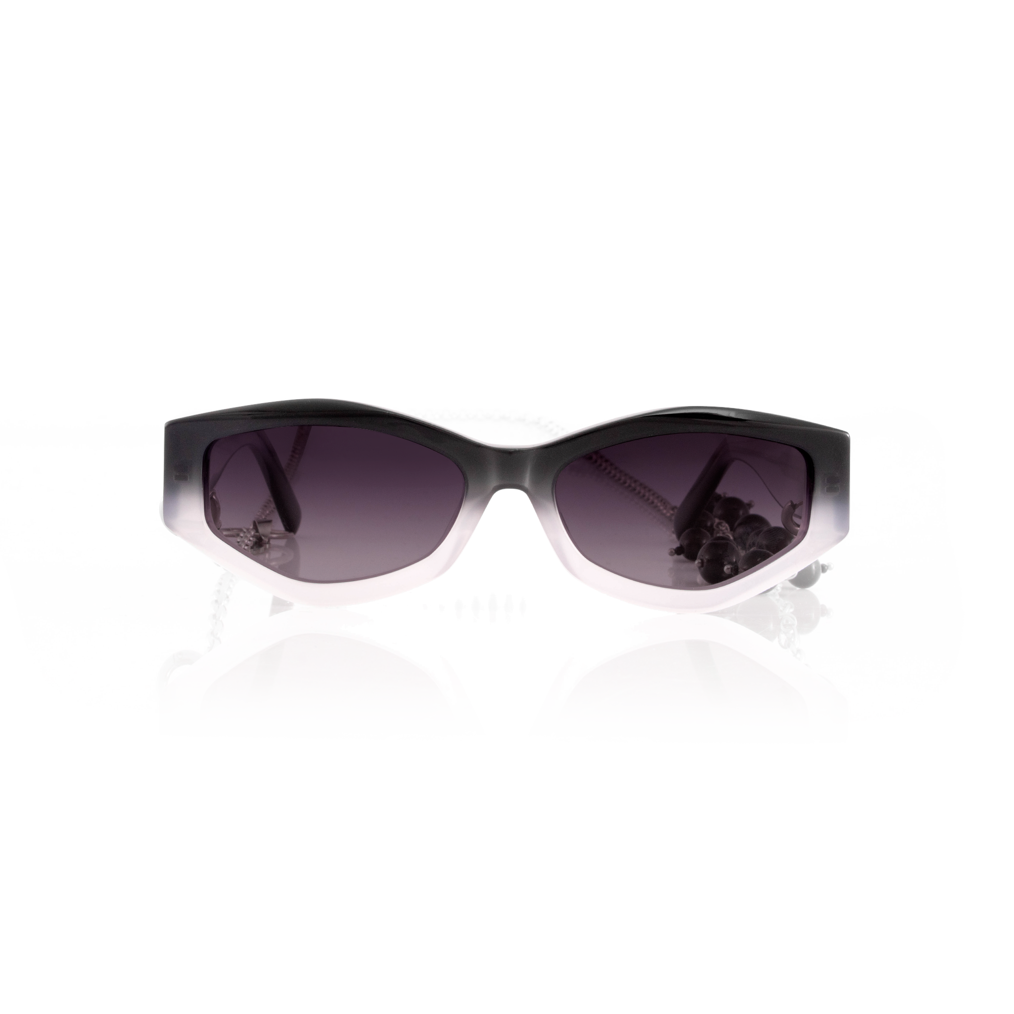 Arena Black Gradient Sunglasses - Fento x Bless