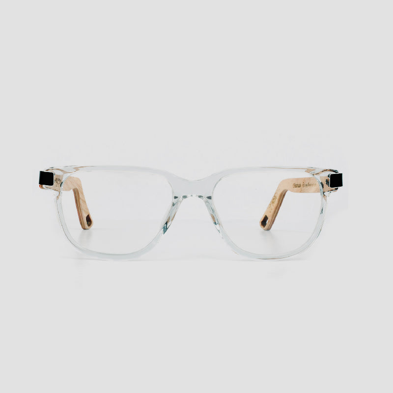Specta Eyeglasses - Transparent Teak