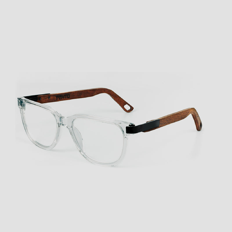 Specta Eyeglasses - Transparent Teak