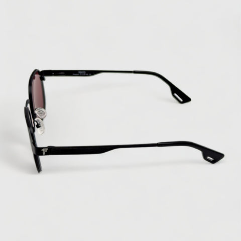 Freeport Red - Steel sunglasses
