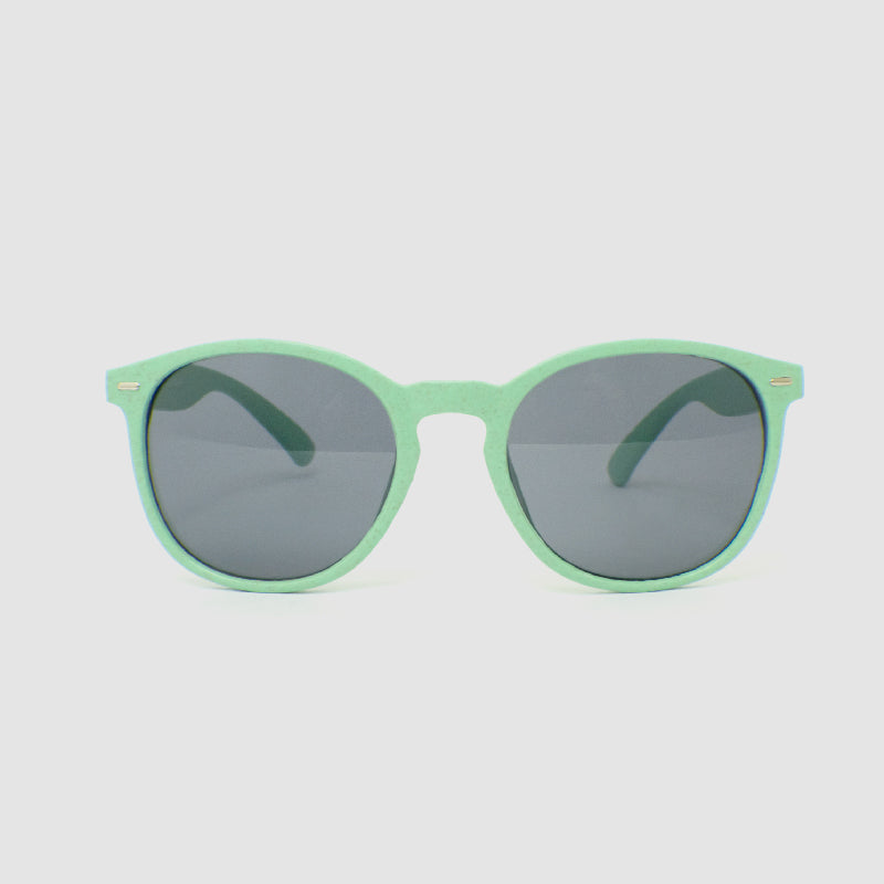 Round Wheat Sunglasses - Mint