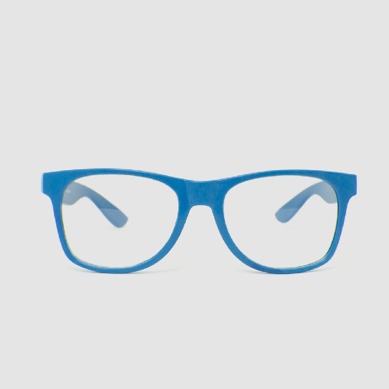 Wayfarer Wheat Eyeglasses - Blue