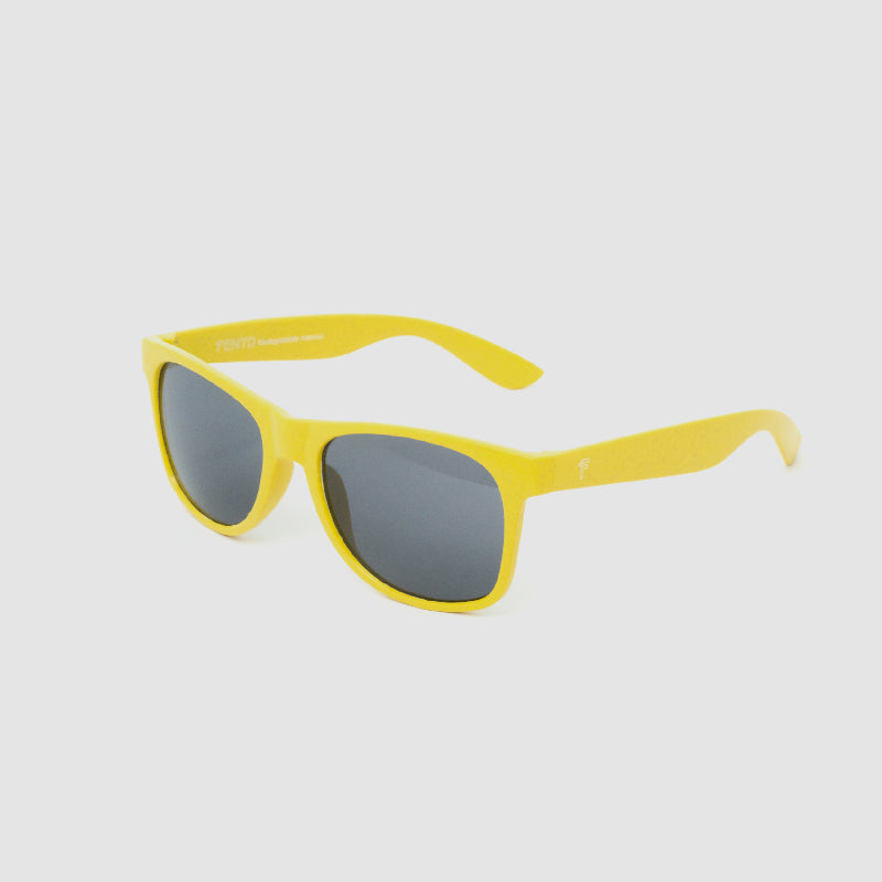 Wayfarer Wheat Sunglasses - Yellow