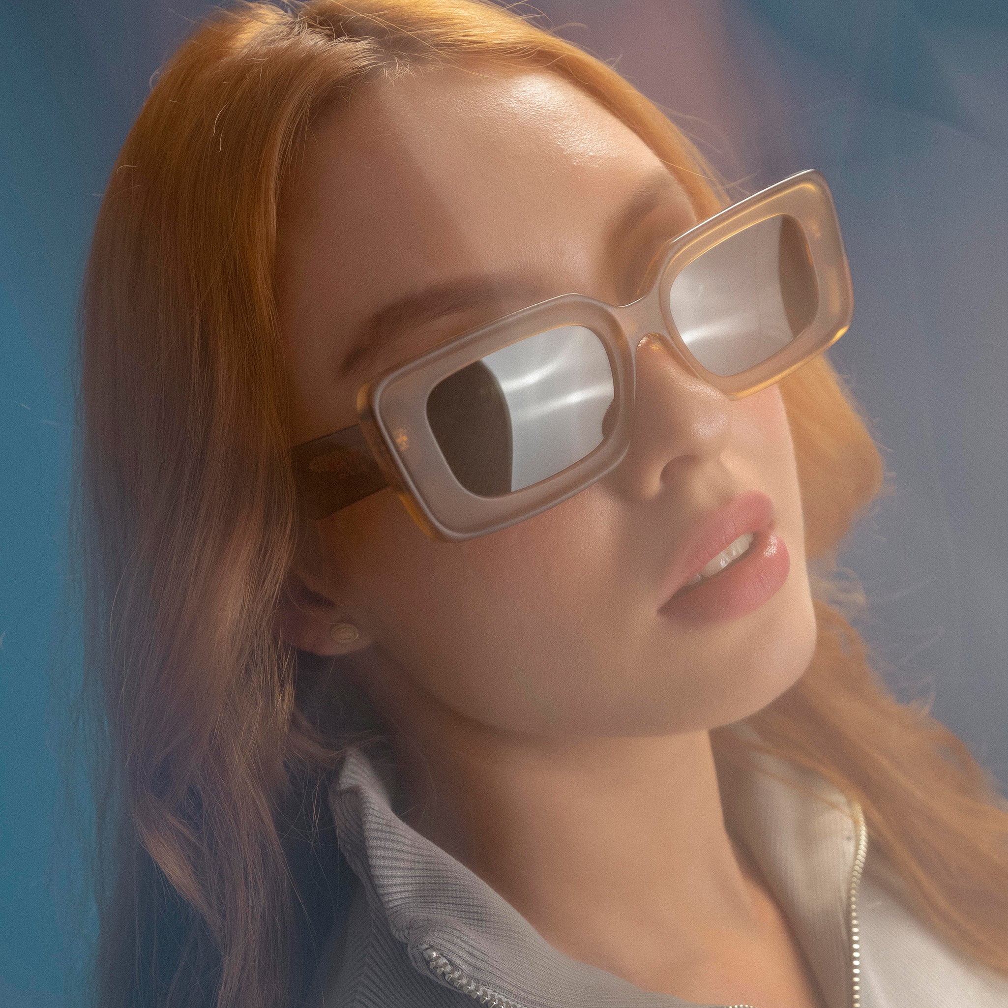 Fento Cameron sunglasses – unisex design with soft brown acetate and clean angles.