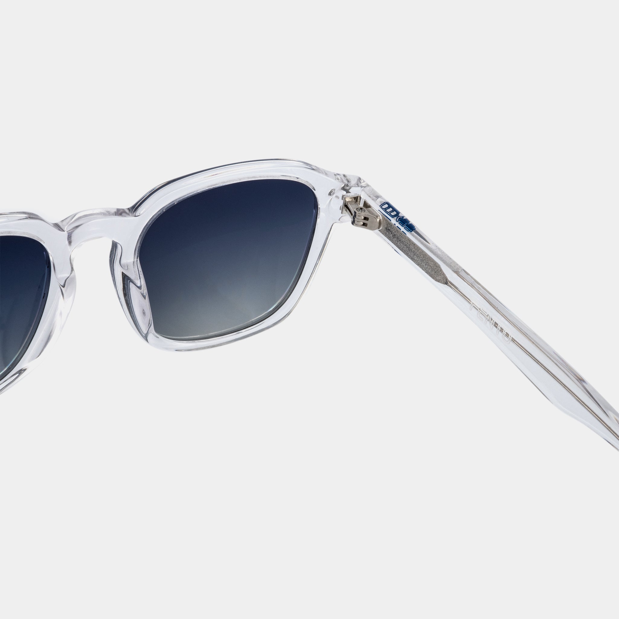 Clear confidence. The Nova Transparent Blue sunglasses by Fento deliver high-impact style through lightweight acetate construction, dynamic color, and everyday versatility.

