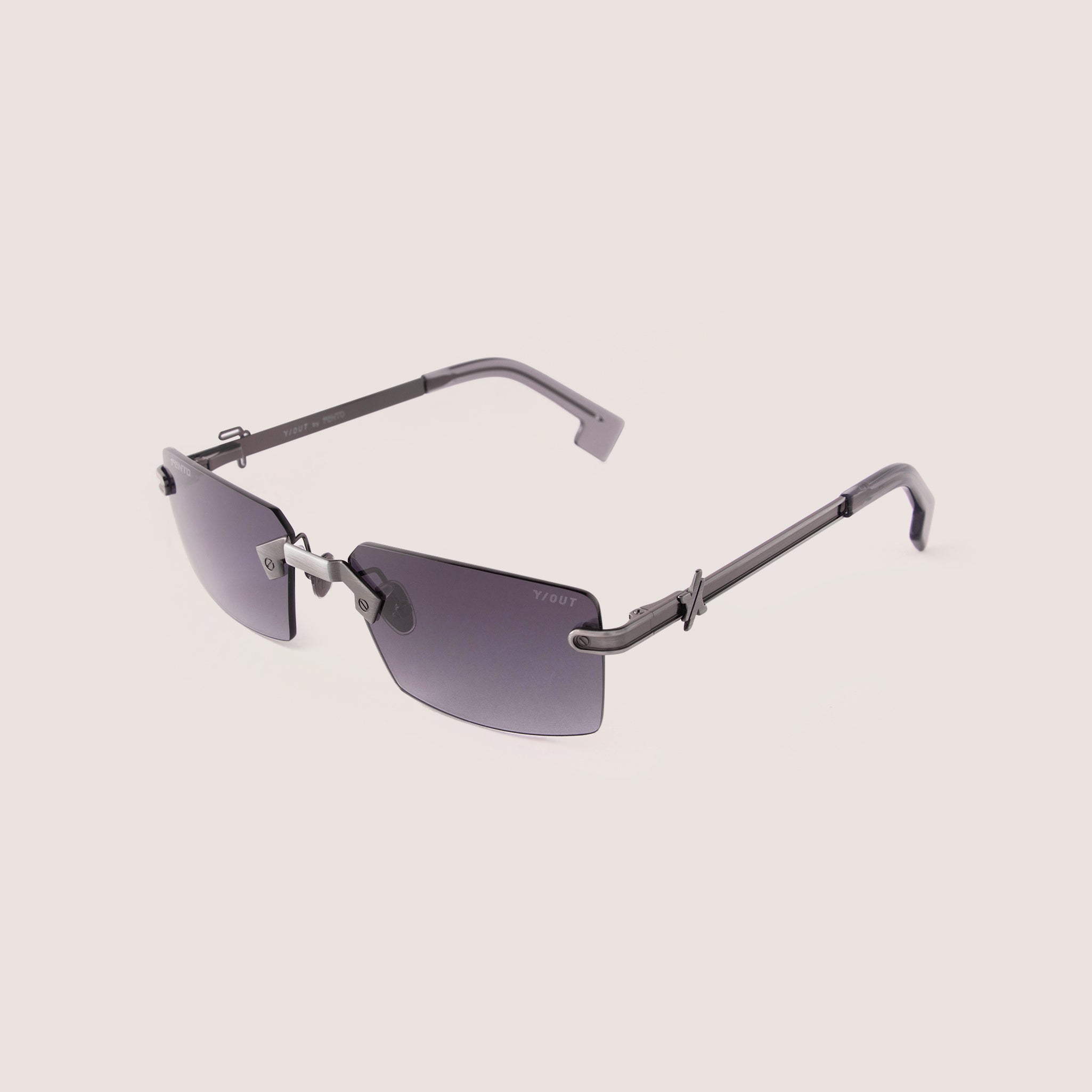 Chrome Sunglasses - Gun Grey