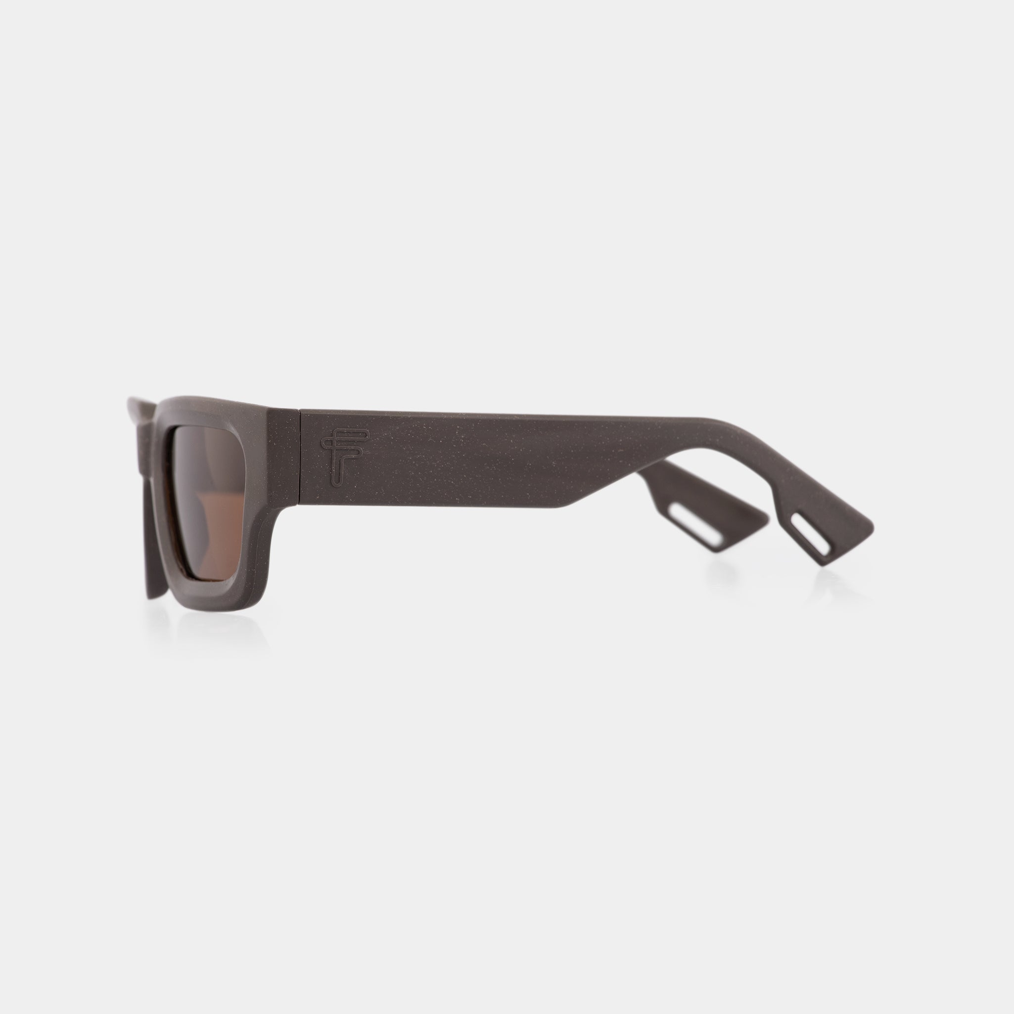 Unisex Go sunglasses – milk chocolate acetate-style frame made responsibly.