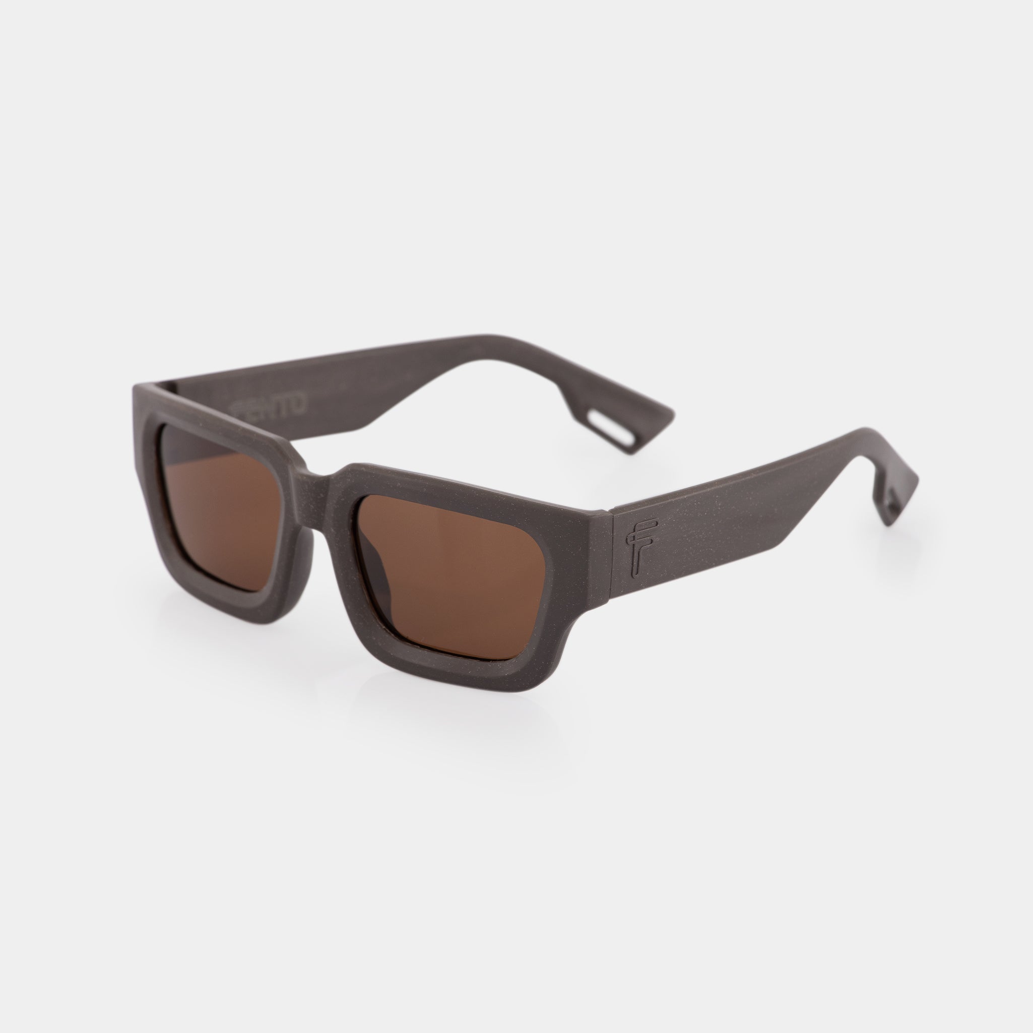  Go Milk Chocolate by Fento – unisex sunglasses in warm brown tones.