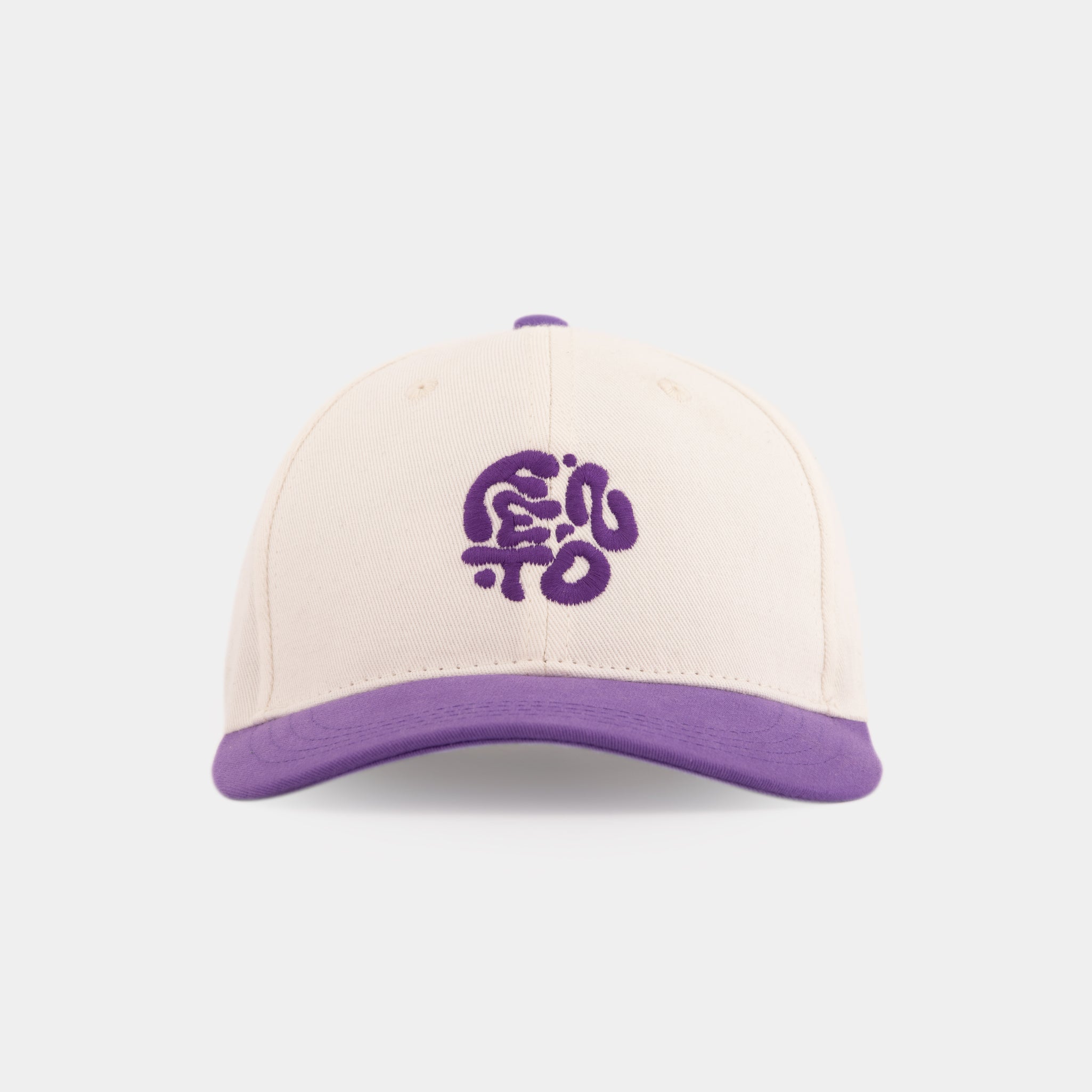 Groovy purple cap – classic unisex baseball fit in a bold violet tone.