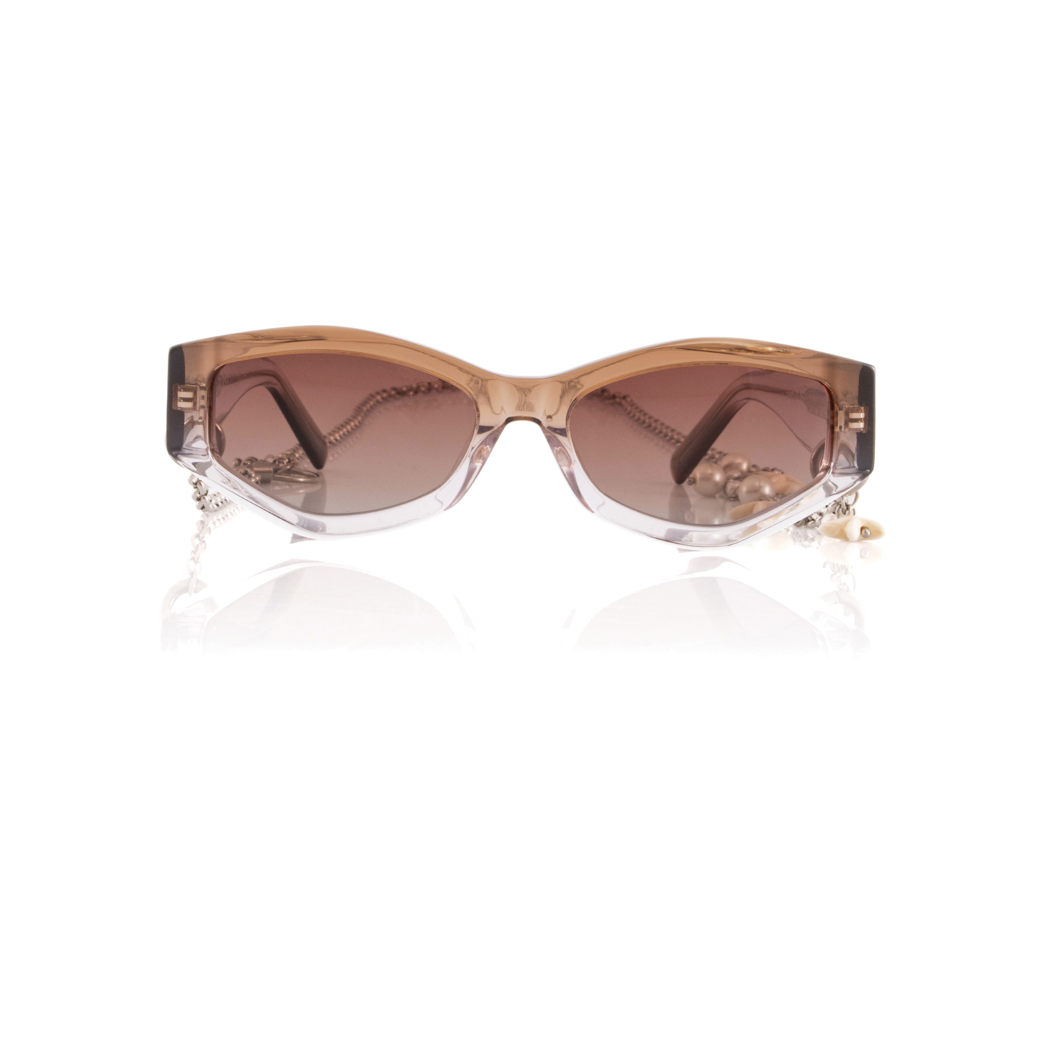 Arena Brown Gradient Sunglasses - Fento x Bless