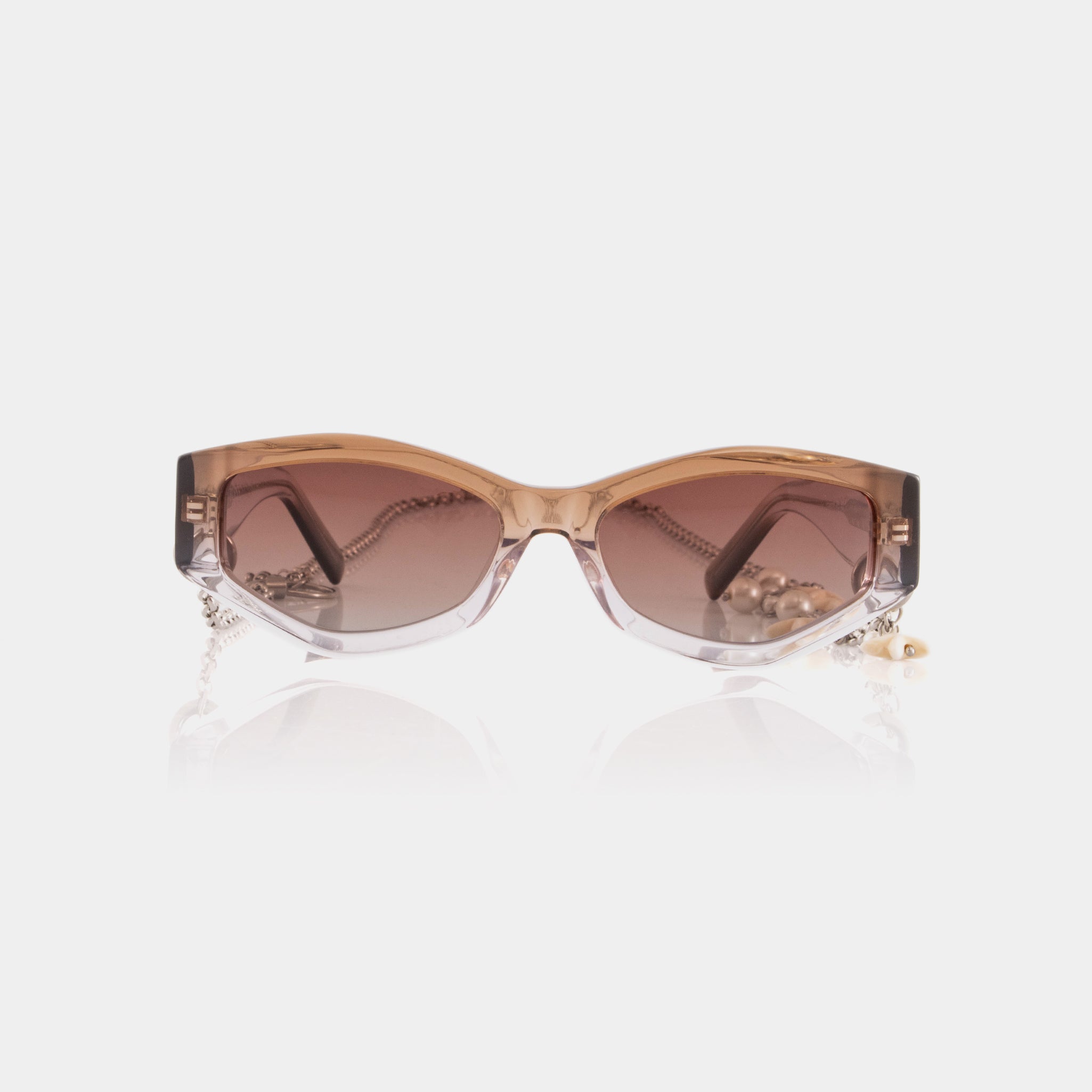 Arena Brown Gradient Sunglasses - Fento x Bless