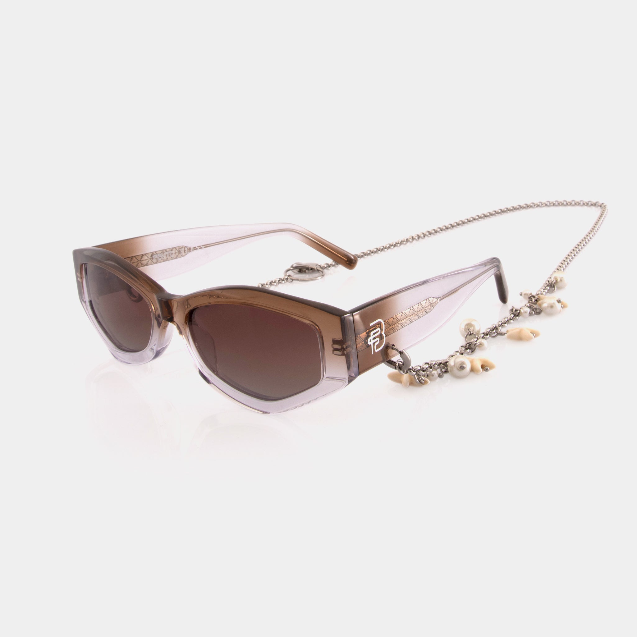 Arena Brown Gradient Sunglasses - Fento x Bless