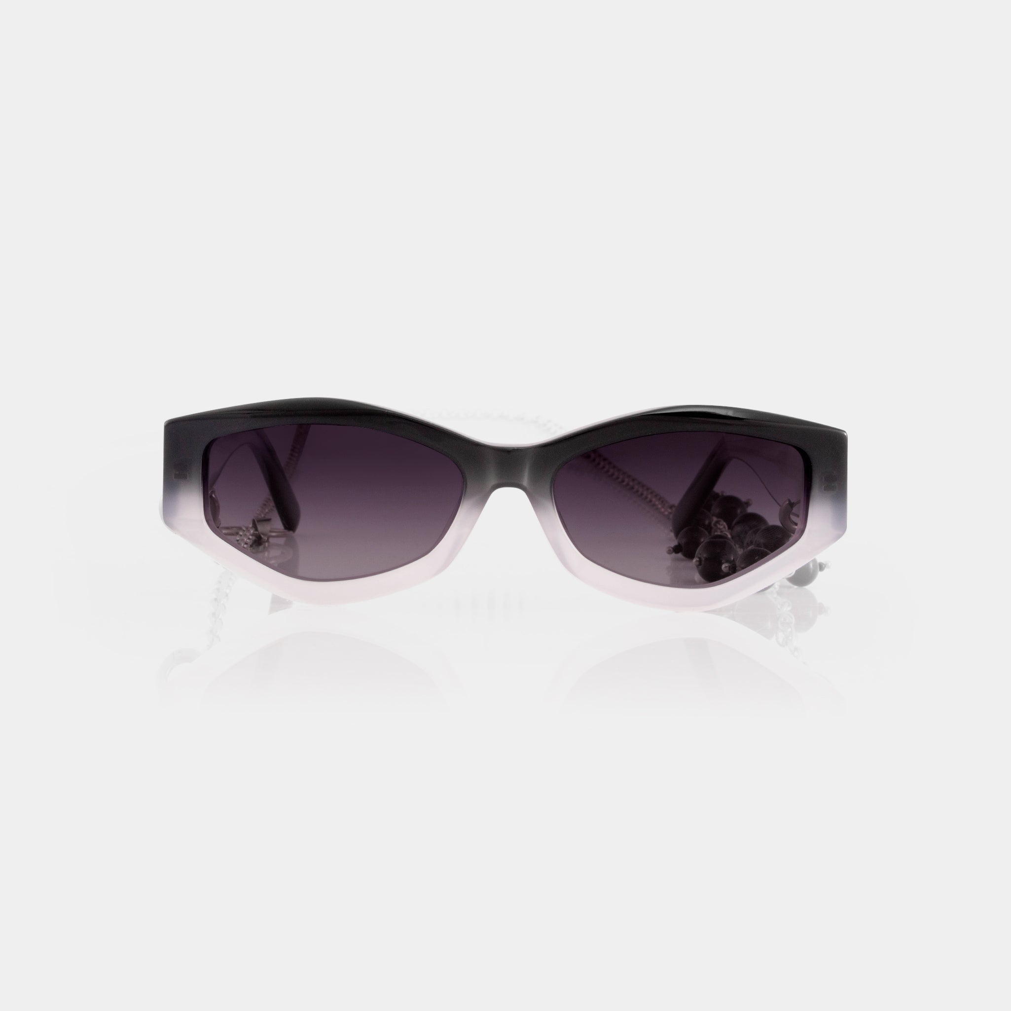 Arena Black Gradient Sunglasses - Fento x Bless