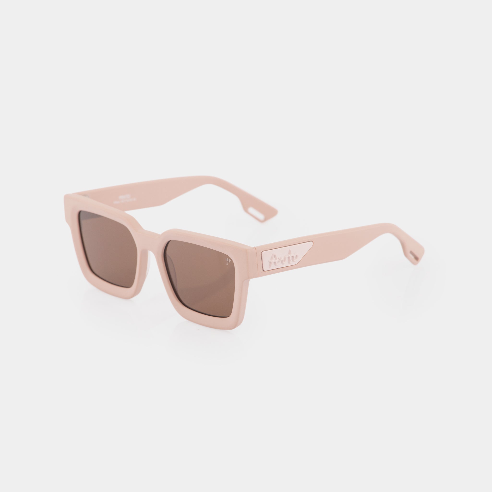 Fento’s New Bilbao in beige – unisex acetate glasses made for subtle standout style.

