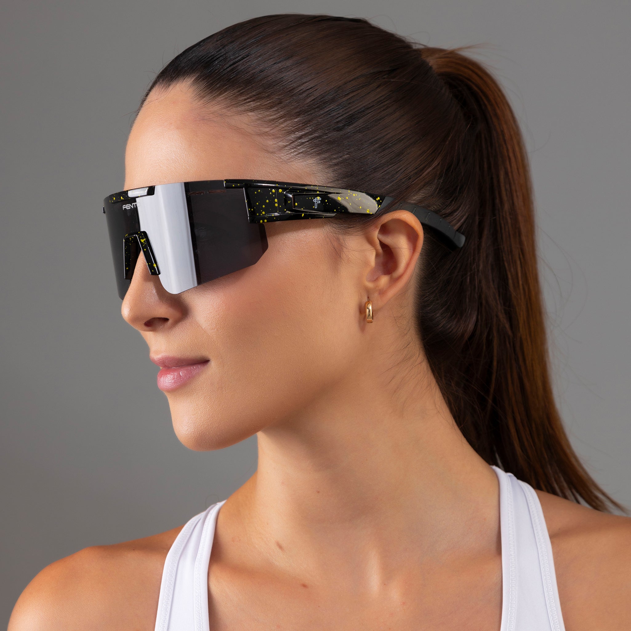 Fento Nitro Black Grey – performance sunglasses with lightweight and flexible frame.