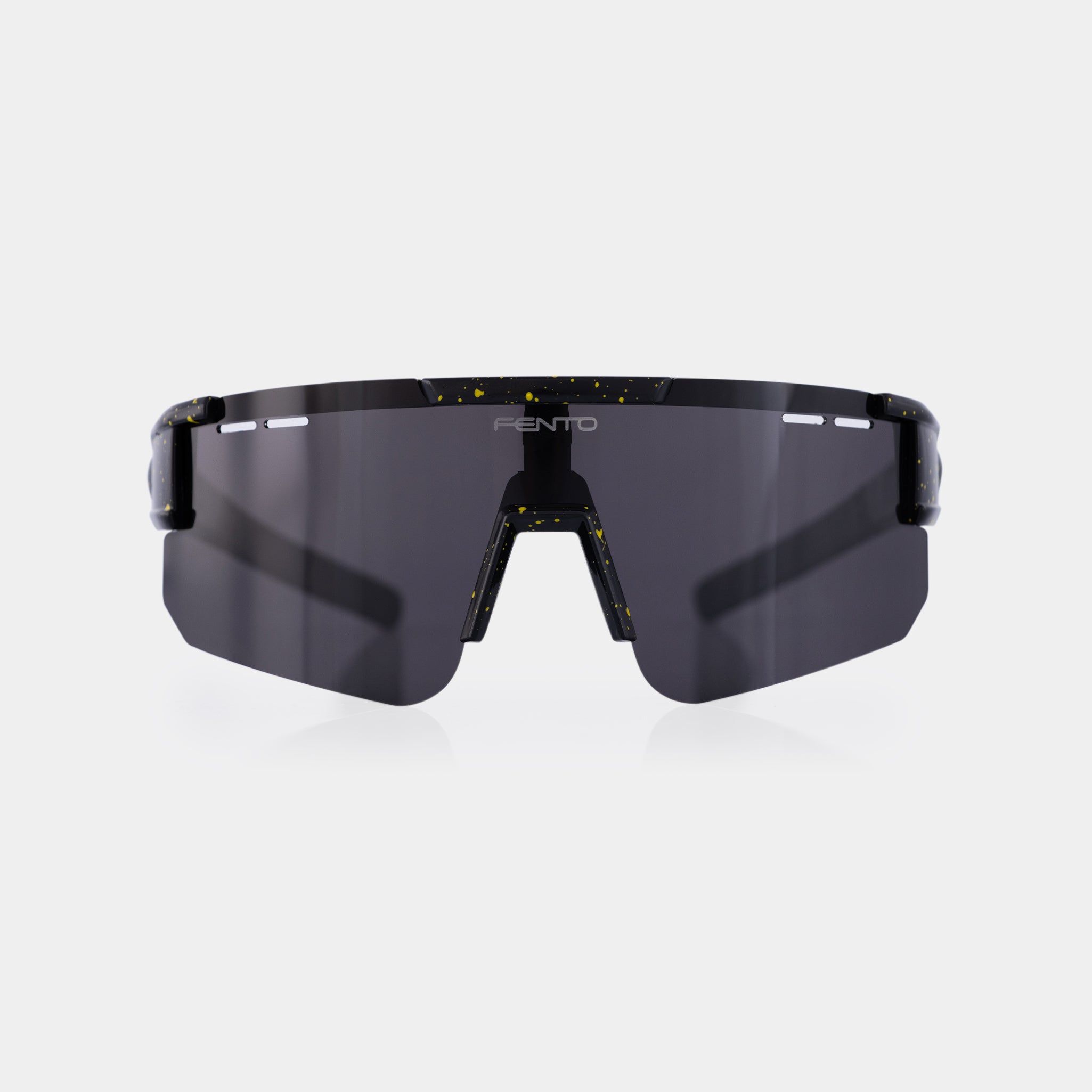Nitro sport sunglasses – black TR90 frame with grey details and wraparound fit.