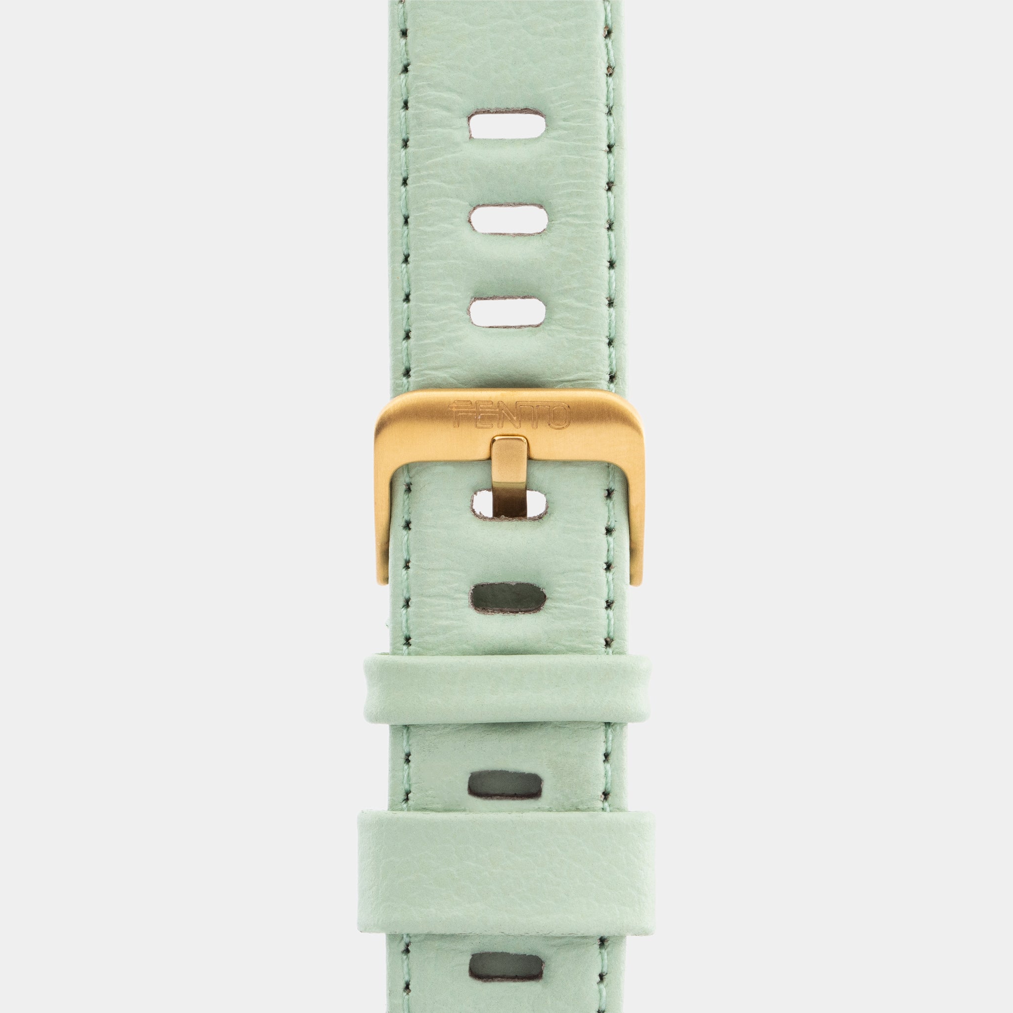 Windsor gold and mint leather watch – perfect balance of elegance and color.