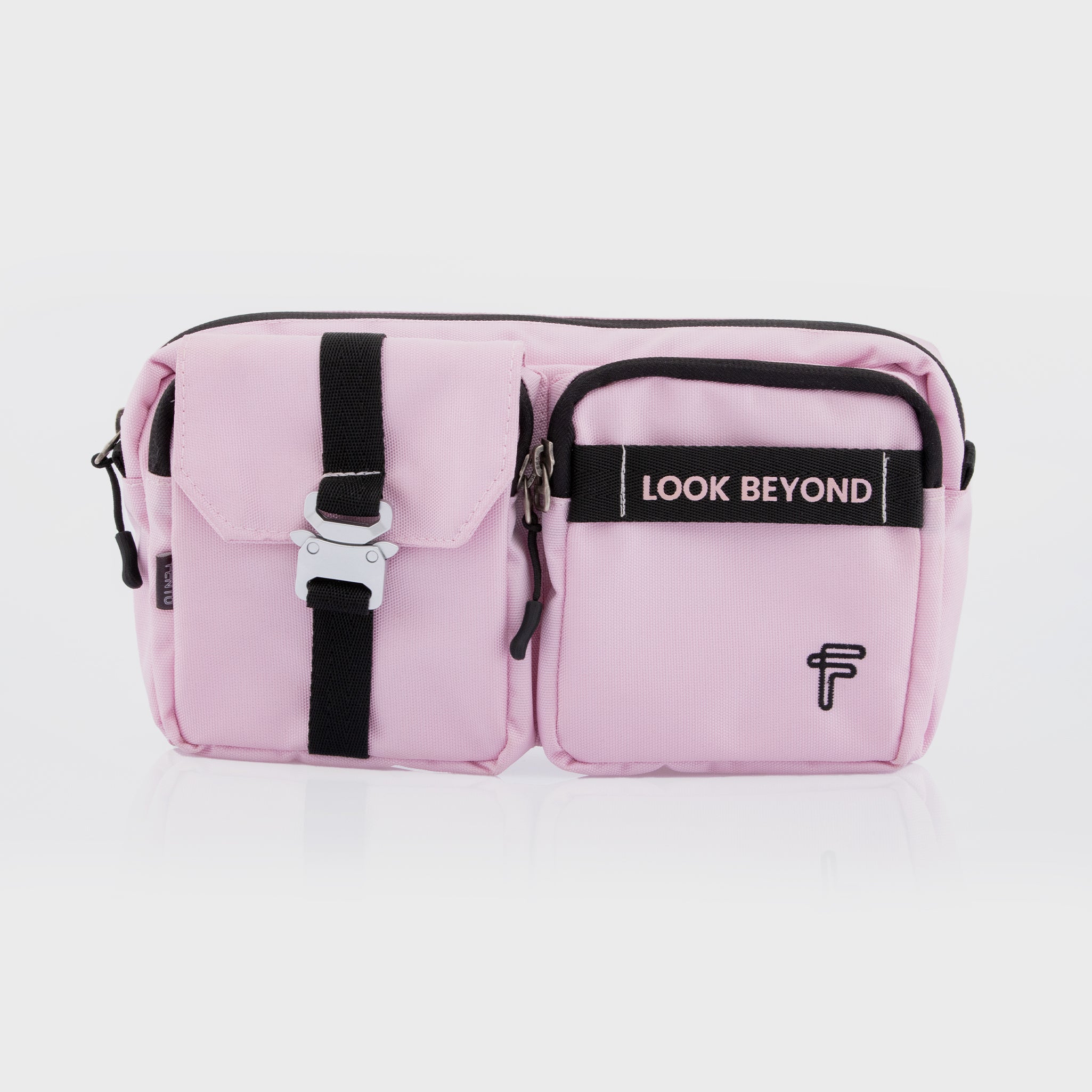 Pink Utility Canvas Belt Bag – durable and functional for everyday use.