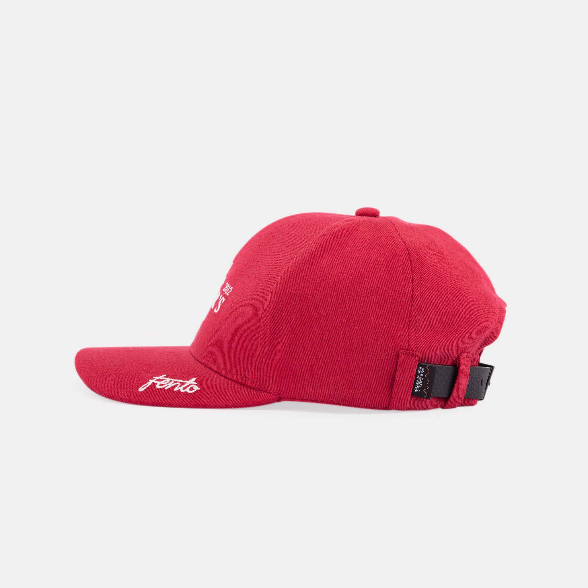 Fento Rules Breakers cap – bold red color with structured baseball fit.