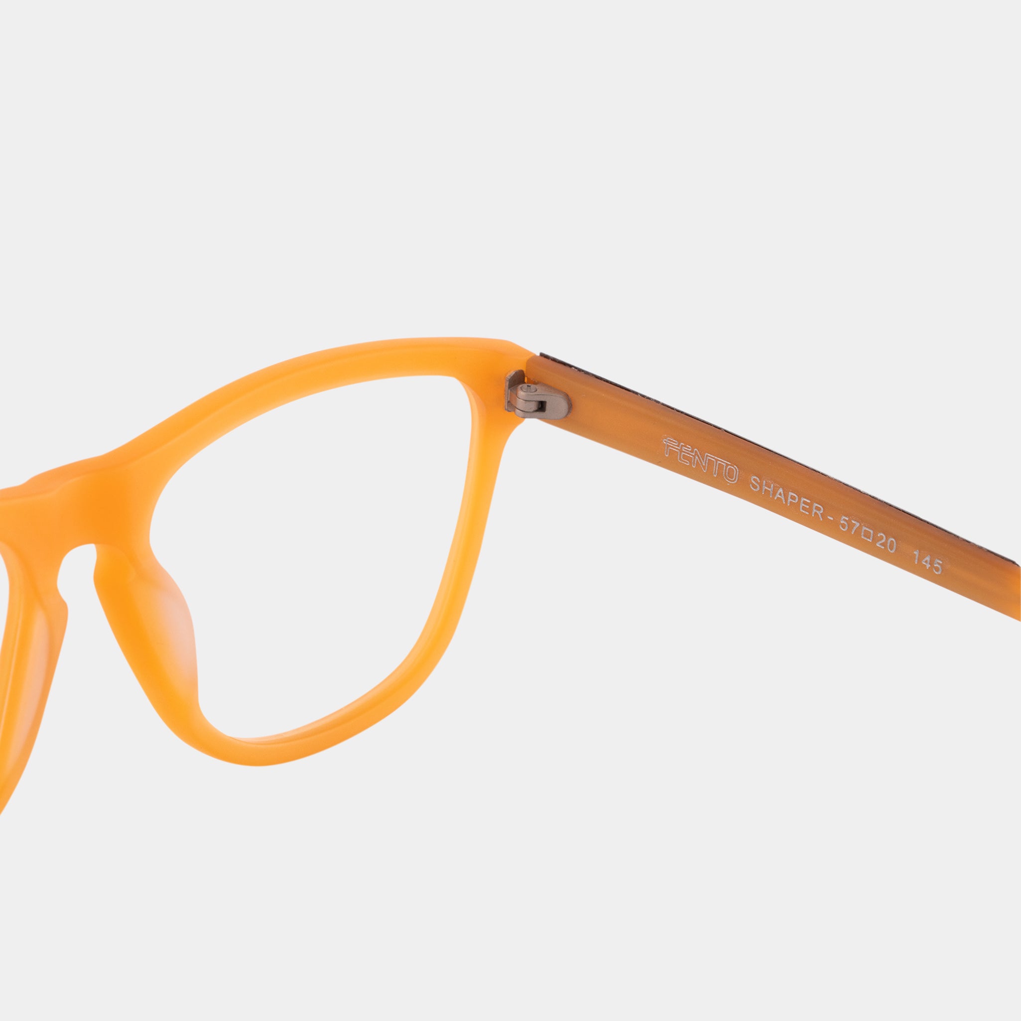 Shaper Honey Yellow eyeglasses – the perfect blend of originality and elegance.