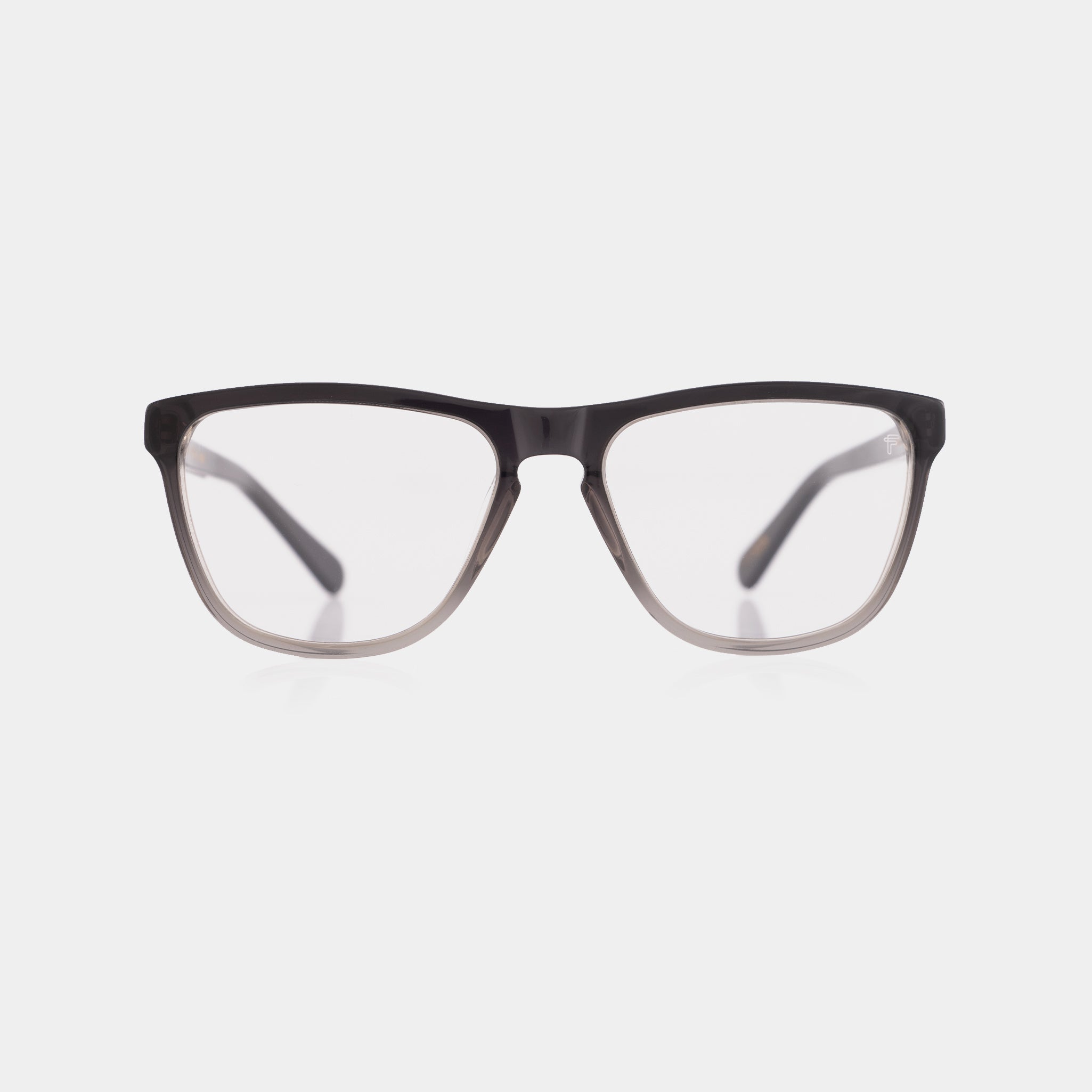 Shaper Grey Gradient Eyeglasses – elegant design with a subtle, modern grey fade.