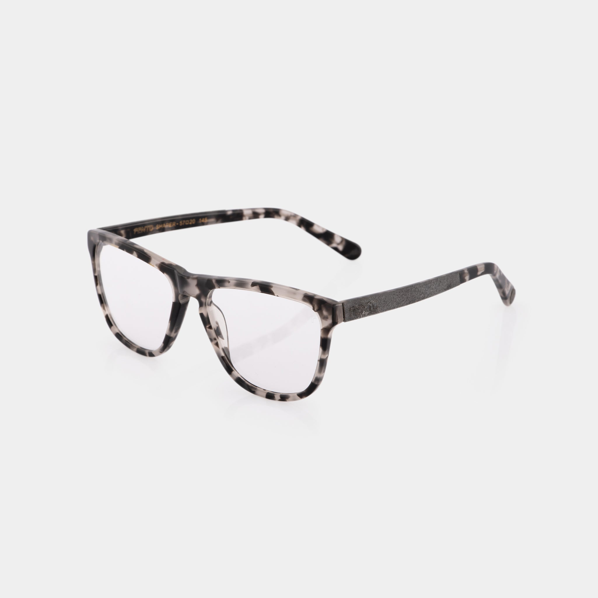 Shaper Grey Tortoise frame – classic style reimagined in neutral tones.

