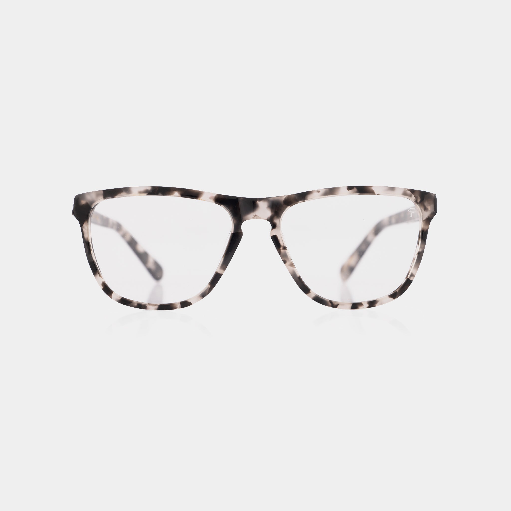Shaper Grey Tortoise Eyeglasses – elegant and versatile grey tortoise design.
