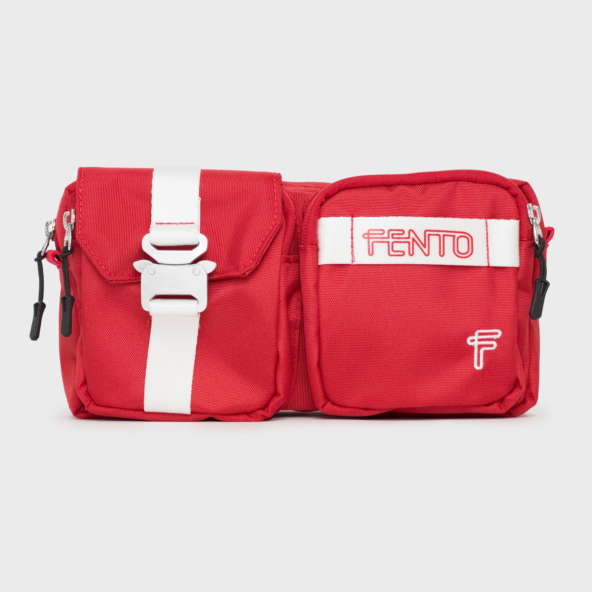 Utility Canvas Belt Bag Red – bold and functional design made for everyday adventure.