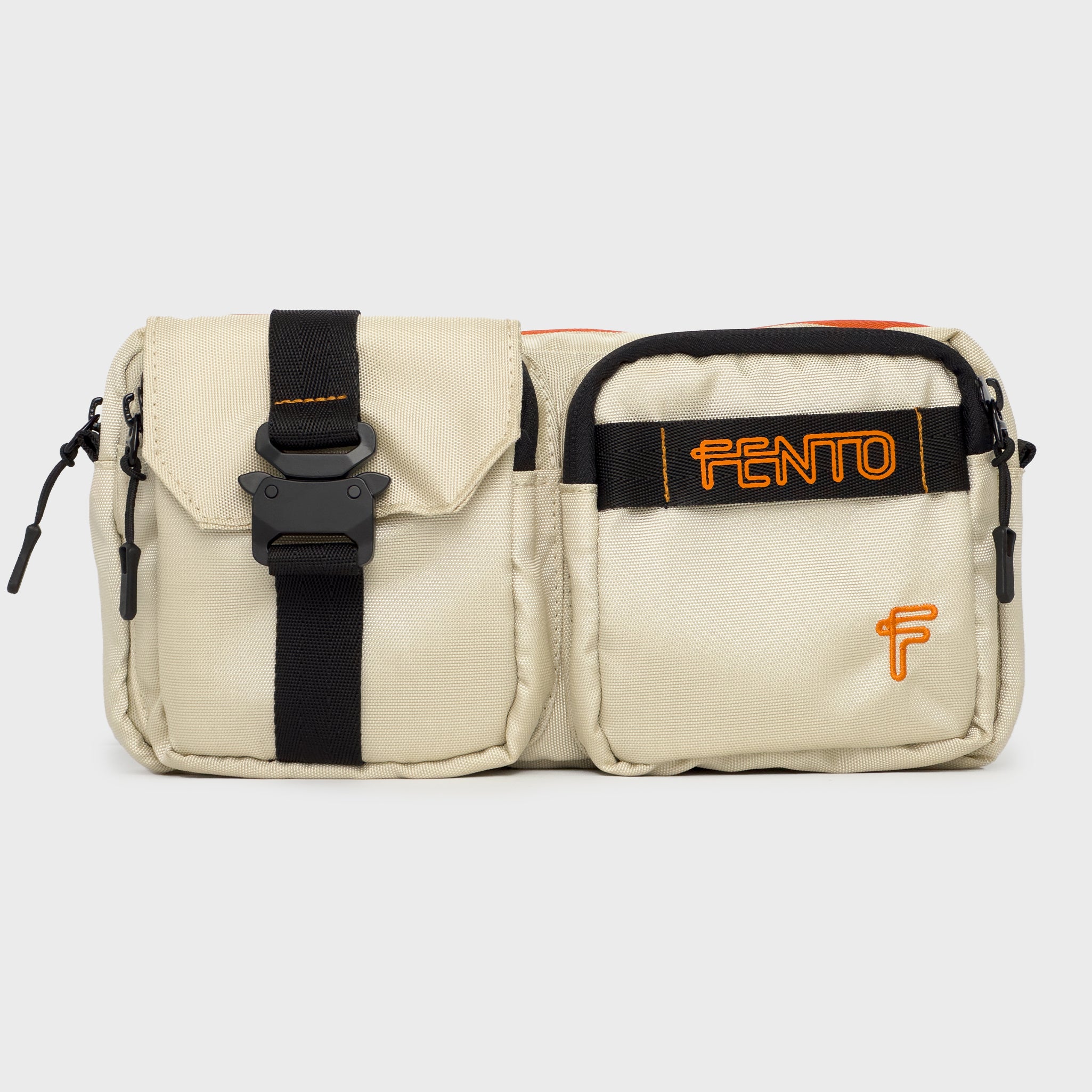 Canvas Utility Belt Bag – minimalist beige design built for urban adventures.